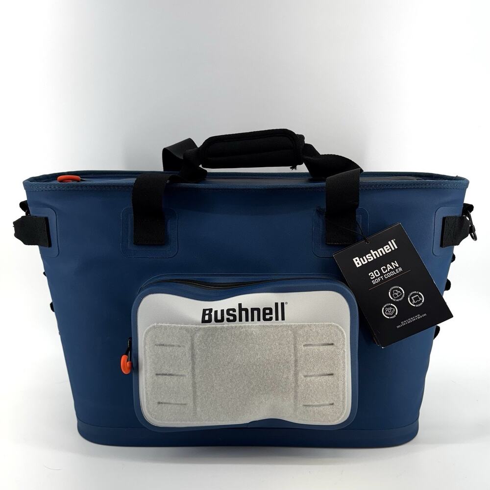 Bushnell 30 Can Soft Cooler Bag Dark Blue Waterproof Soft Side Floatable